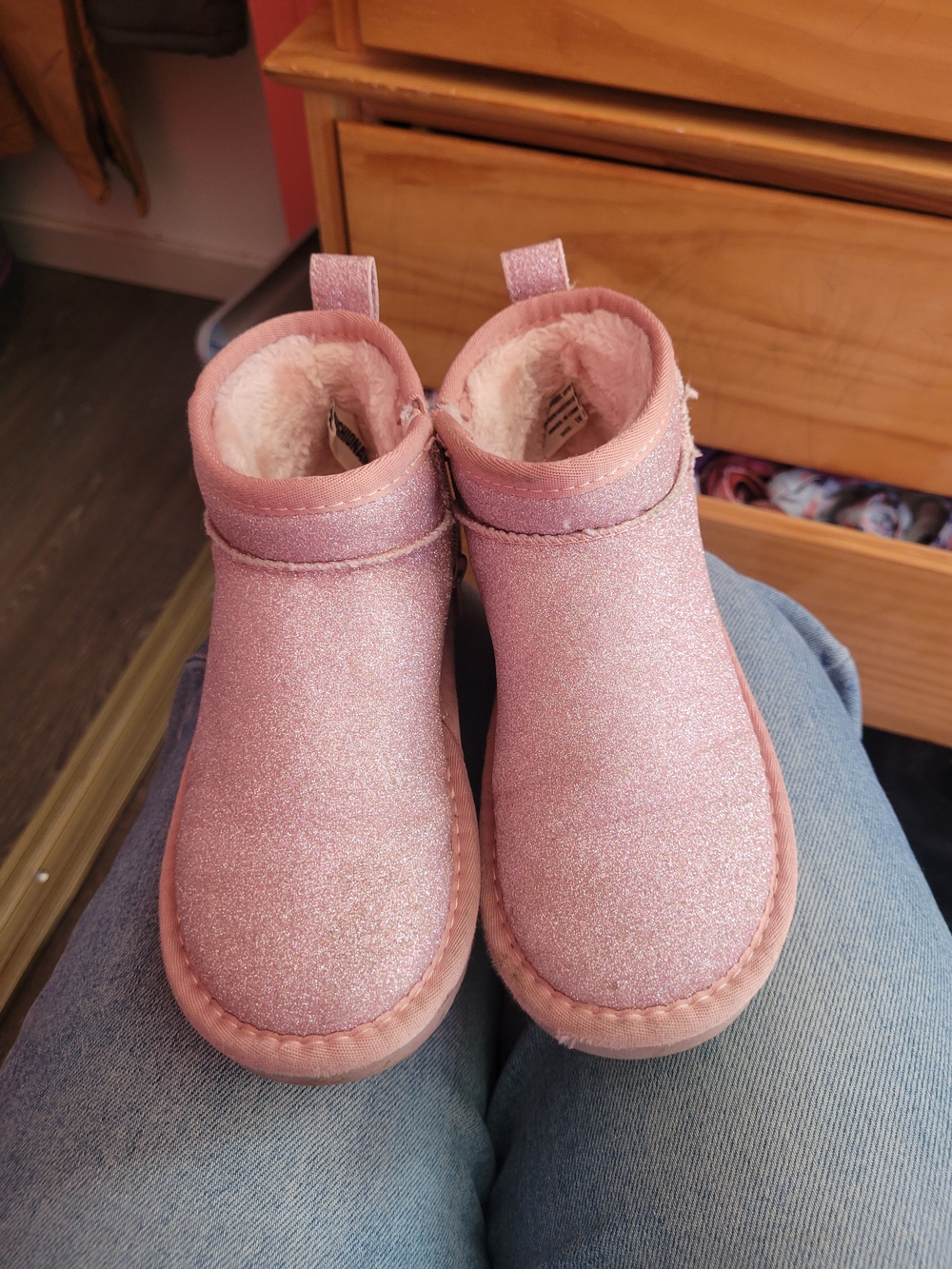 Sparkly Pink Girls' Winter Boots